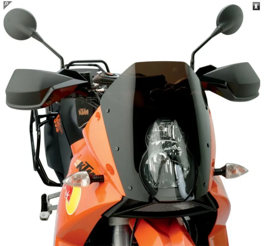 Turistické plexi na motocykl MOOSE RACING ADVENTURE KTM 990 ADVENTURE S 04-13 Speciální Cena