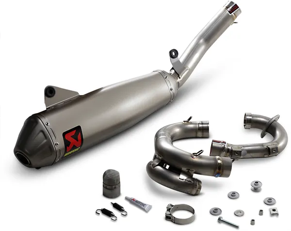 a Kompletní výfuk AKRAPOVIC pro Yamaha YZF 450 rok 2020-2022 Nejlepší Cena