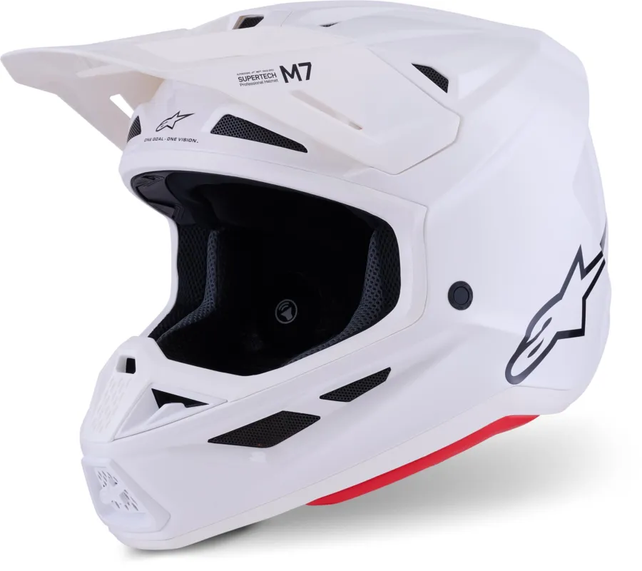 Sleva Alpinestars S-M7 Motokrosová přilba bílá - XS (53/54)