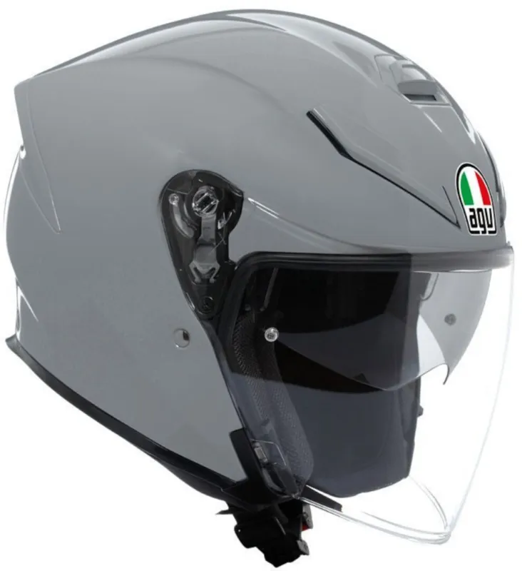 AGV K5 Jet Evo Mono Trysková přilba šedá - XS (53/54) Vysoce Kvalitní