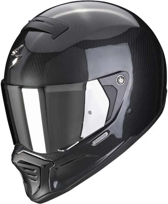 Poslední Šance Scorpion EXO-HX1 Carbon SE Solid Přilba černá - XXL (63/64)