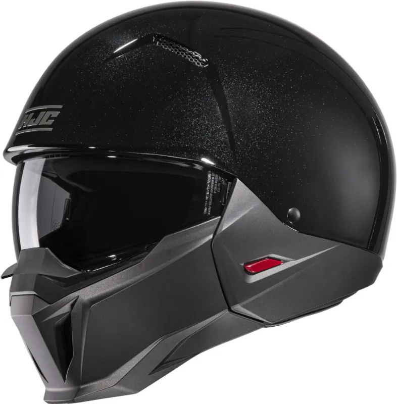 HJC i20 Solid Jet Helmet Černá kovová - S (55/56) Vysoce Kvalitní