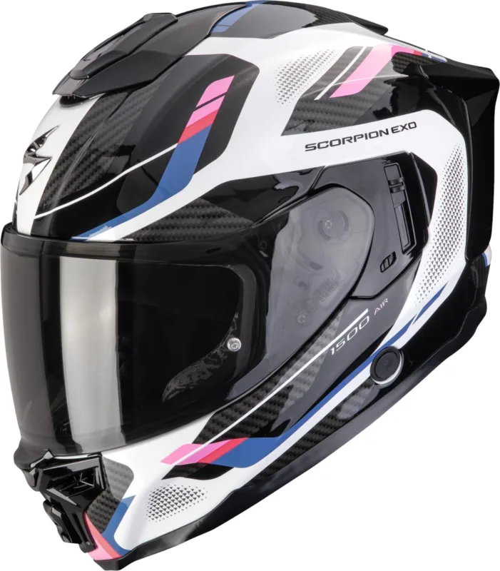 Nakupujte Hned Scorpion Exo-1500 Air Sleek Celoobličejová přilba černá/bílá/růžová - L (59/60)