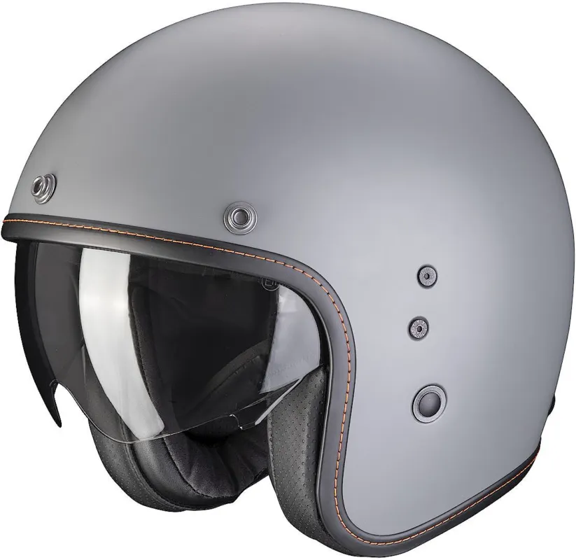 Scorpion Belfast Evo Solid Trysková přilba Grey Matt - XXXL (64/65) Ihned K Objednání