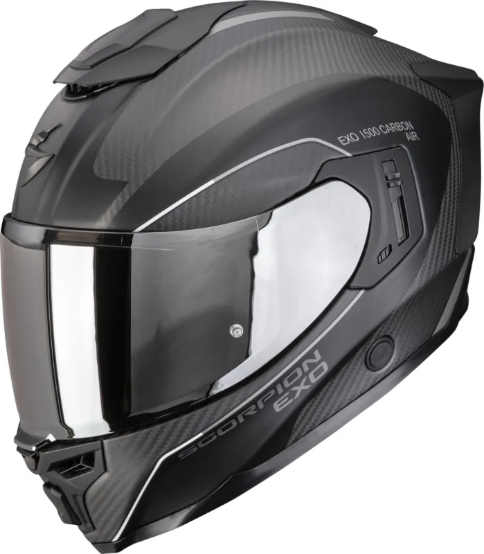 Akční Nabídka Scorpion Exo-1500 Carbon Air Mundi Celoobličejová přilba Černá/šedá - S (55/56)