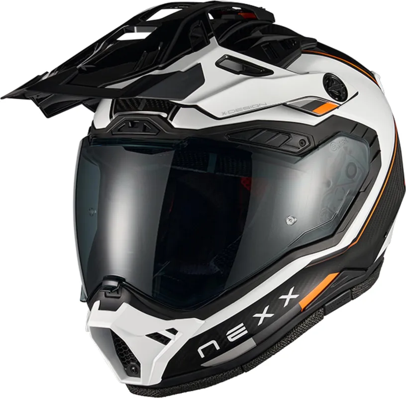 Nexx X.Rally Raid Carbon Enduro helma černý/bílý/oranžový - XXXL (65/66) Must-Have
