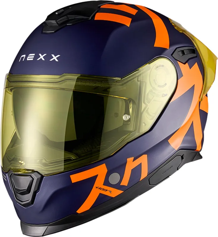 Nejlepší Cena Nexx Y.100R Nippon Přilba modrá/oranžová - XS (53/54)