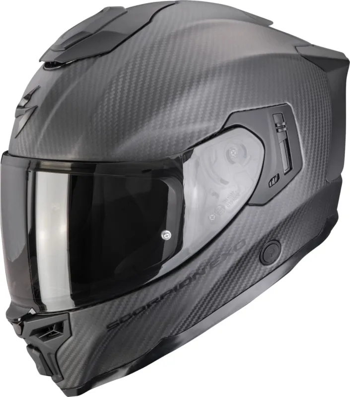 Časově Omezené Scorpion Exo-1500 Carbon Air Celoobličejová přilba Black Matt - XS (53/54)