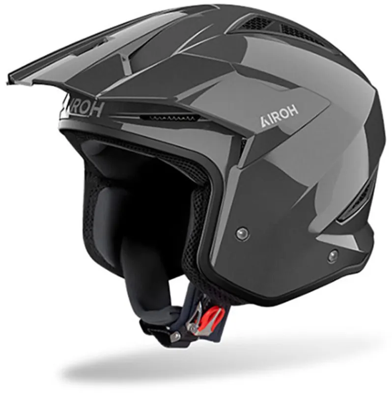 Must-Have Airoh TRR II Jet Helmet tmavě šedá - M (57/58)