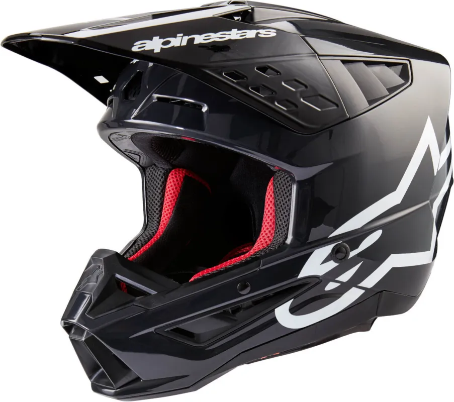Super Cena Alpinestars S-M5 Corp 2024 Motokrosová přilba Černá/šedá - XL (61/62)