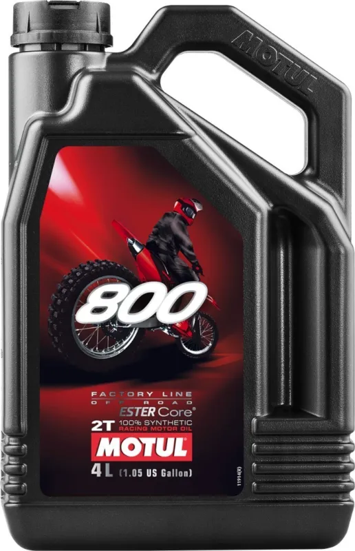 Nová Kolekce MOTUL 800 2T Factory Line Off Road Motorové oleje 4 l - MOTUL