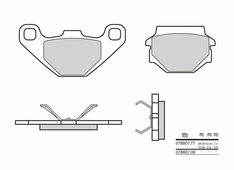 Výhodná Nabídka Brembo S.p.A. Karbon-keramické destičky silniční brzdy - 07BB0708 - Brembo S.p.A. Karbon-keramické destičky silniční brzdy - 07BB0708 ► koupit online na FC-Moto