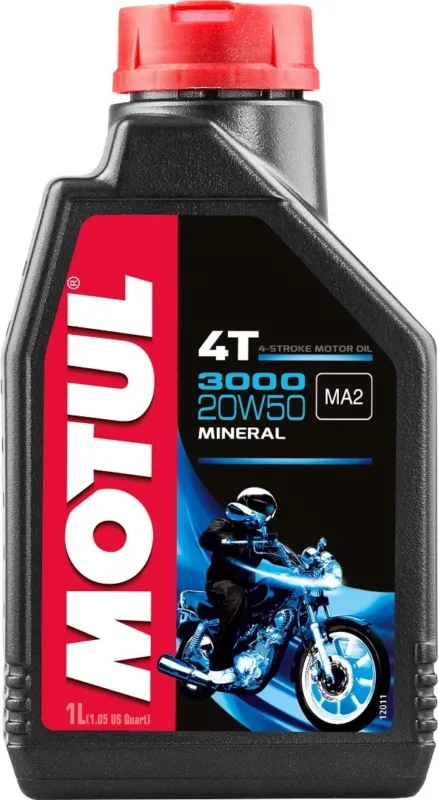 MOTUL 3000 4T 20W50 Motorové oleje 1 litr - MOTUL Poslední Šance