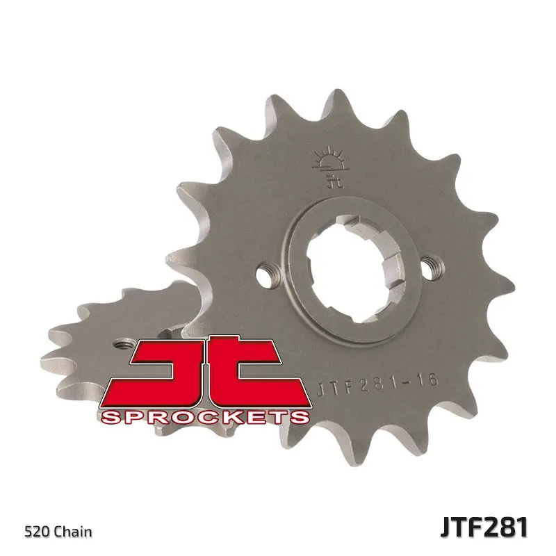 JT SPROCKETS Standardní ocelové řetězové kolo 281 - 520 - JT SPROCKETS Sezónní Sleva