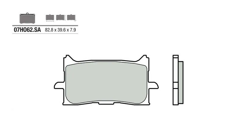 Nejlepší Cena Brembo S.p.A. Sintrované kovové silniční brzdové destičky - 07HO62SA - Brembo S.p.A. Sintrované kovové silniční brzdové destičky - 07HO62SA ► koupit online na FC-Moto
