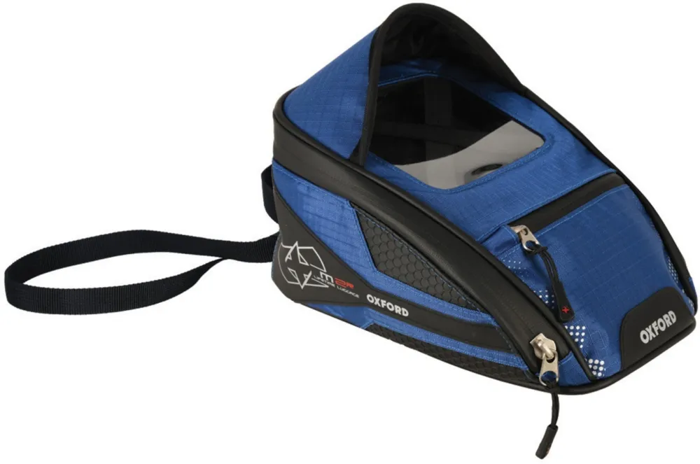 Speciální Cena Oxford M2R Mini Tank Bag magnetické modrá - Oxford M2R Mini Tank Bag magnetické modrá ► koupit online na FC-Moto