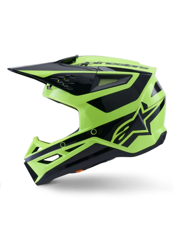 přilba S-M3 HEAT, ALPINESTARS (žlutá fluo/černá) 2026 - XS Pouze Dnes