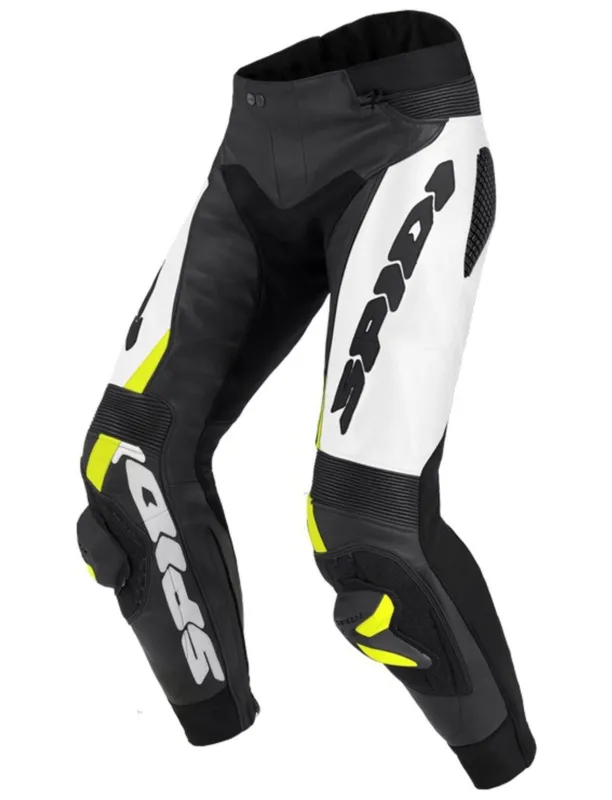 kalhoty RR PRO WARRIOR, SPIDI (černé/bílé/žluté fluo) - 52 Akce