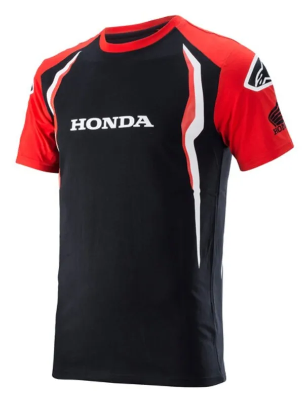 Rychlé Dodání triko HONDA, ALPINESTARS (červená/černá) - 2XL