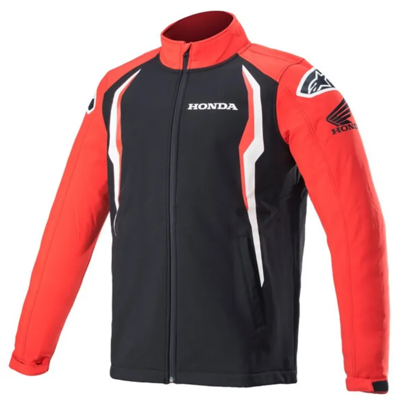 Přímo Od Výrobce bunda HONDA, ALPINESTARS (červená/černá) - M