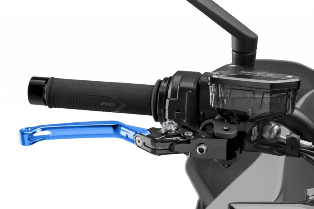 Značkový Páčka brzdy bez adaptéru PUIG 4.0 4110AY skládací blue/titan