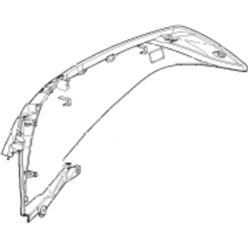 Cenově Výhodný Pravý kryt palivové nádrže, bílý WS, Benelli TRK 702 / TRK 702 X