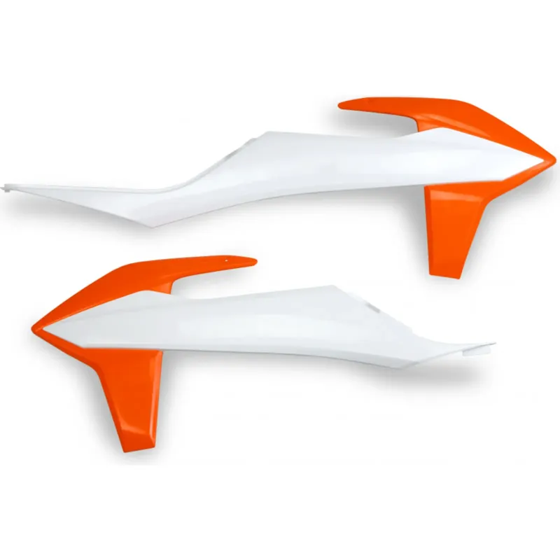 Vrácení Zdarma Kryty chladiče bílo-oranžové UFO Plast KTM EXC / EXC-F / SX / SX-F