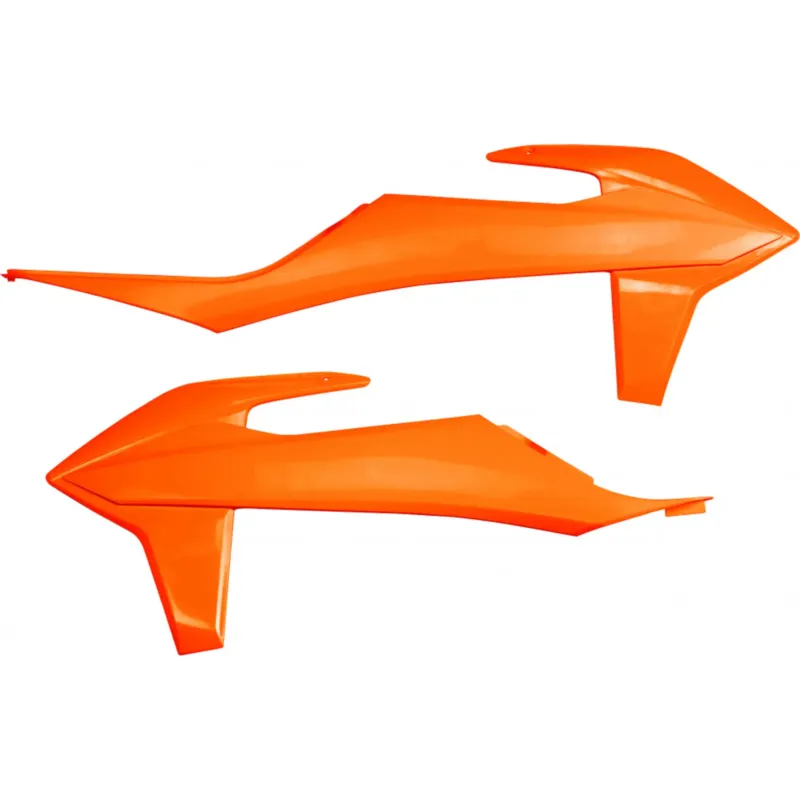 Sezónní Sleva Kryty chladiče oranžové fluo UFO Plast KTM SX / SX-F / EXC