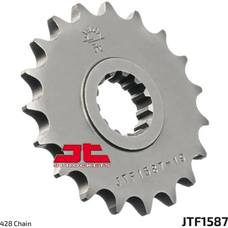 Přední pastorek 428 19 zubů JT Sprockets JTF1587 Dokud Zásoby Vydrží