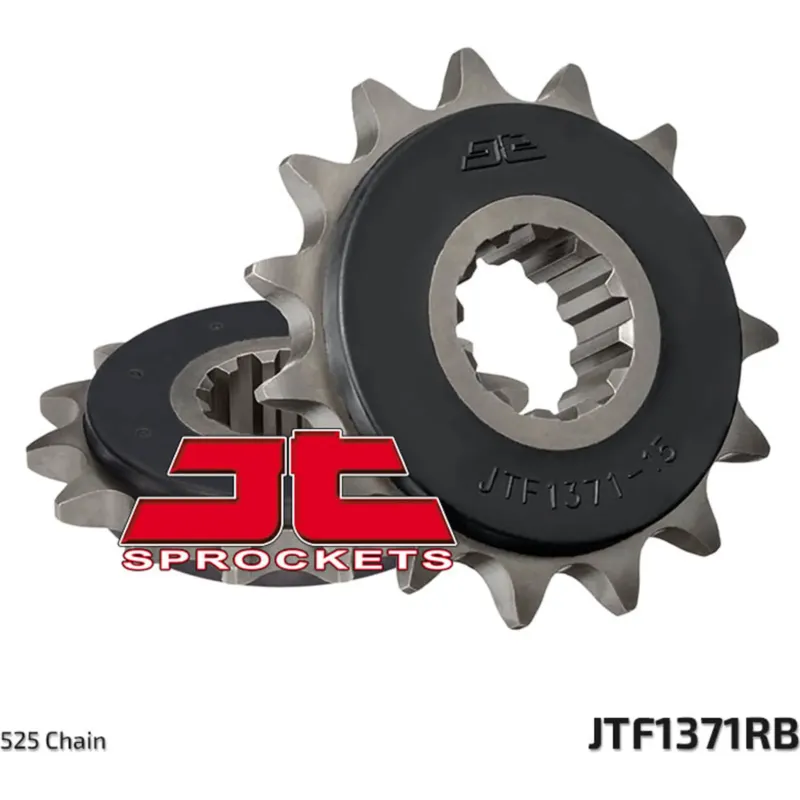 Přední pastorek 525 15 zubů, RB - gumový vodící prvek řetězu, JT Sprockets JTF1371 Výhodná Nabídka