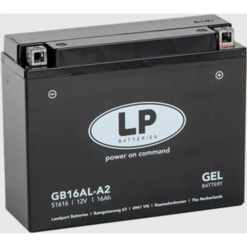 Kup Teď Gelová baterie Landport GB16AL-A2 (YB16AL-A2) 12V 16Ah 205x70x162mm 215CCA