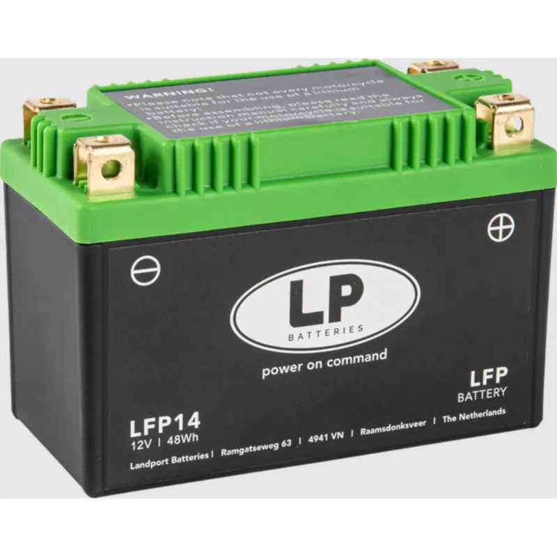 Lithium-iontová baterie Landport LIFEPO4 LFP14 (YTZ10S) 12.8V 4Ah 48Wh 134x65x92mm 240CCA Výprodej