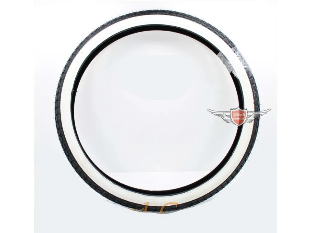 Akce Pneumatika 23 x 2.00 s bílým bokem pro NSU Quickly, Miele K, Zündapp Combinette Bergsteiger M 25, Kreidler Amazone, Hercules 215, 216, 217, 218, 219, 221, 222, Mofa 25