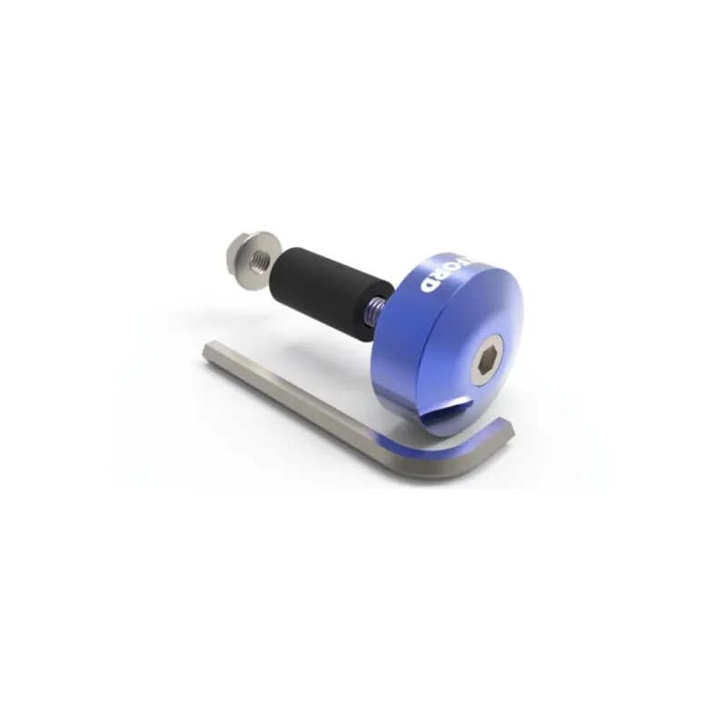 Závaží řídítek Bar Ends 1 s redukcí pro vnitřní průměr 13 a 18 mm (vnější 22 a 28,6 mm), OXFORD (modrý elox, pár) Vrácení Zdarma