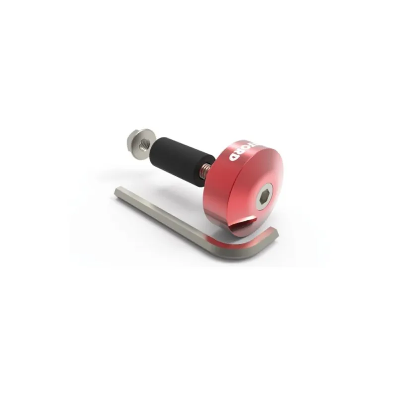Nejlepší Volba Závaží řídítek Bar Ends 1 s redukcí pro vnitřní průměr 13 a 18 mm (vnější 22 a 28,6 mm), OXFORD (červený elox, pár)
