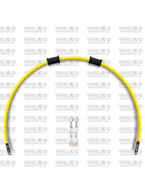 Pouze Dnes Hadice zadní brzdy Venhill POWERHOSEPLUS DUC-8001R-YE (1 hadice v sadě) žluté hadice, chromové koncovky