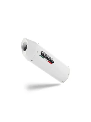 Hit Sezóny Slip-on exhaust GPR ALBUS EVO4 E4.BMW.90.ALBE4 White glossy including removable db killer and link pipe