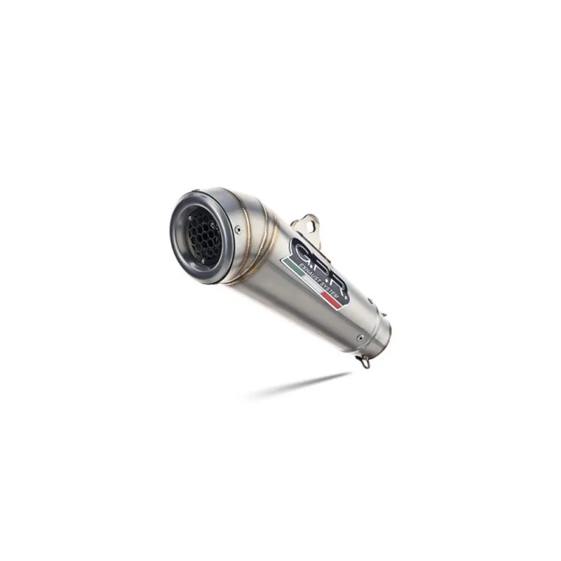 Slip-on exhaust GPR POWERCONE EVO E4.BMW.84.PCEV Brushed Stainless steel including removable db killer and link pipe Rychlé Dodání